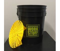 WORK STUFF Detailing Bucket Black - RINSE + Separator žltý