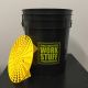 WORK STUFF Detailing Bucket Black - RINSE + Separator žltý