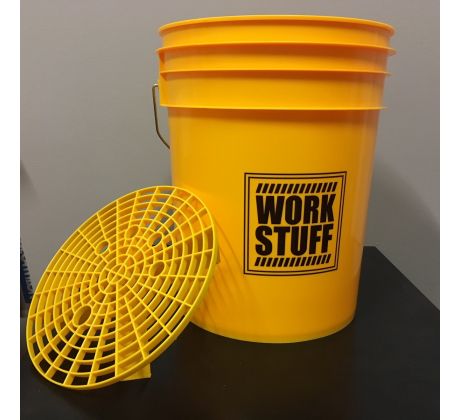 WORK STUFF Detailing Bucket Yellow - WASH + Separator žltý