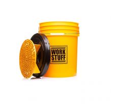 WORK STUFF Detailing Bucket Yellow - WASH + Separator + Bucket lid copy