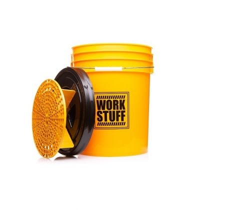 WORK STUFF Detailing Bucket Yellow - WASH + Separator + Bucket